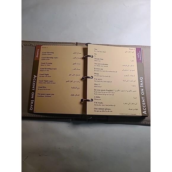 Vintage ACCENT ON IRAQ Language and Culture of Iraq Flashcards Learn Set - Picture 6 of 10